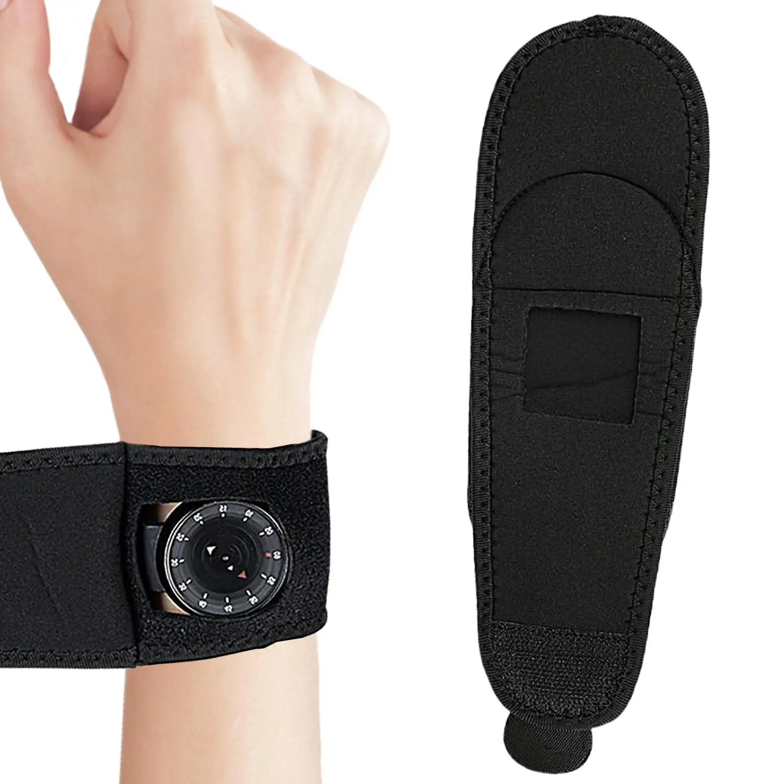 Sport Kompression Fitness Badminton Anti Verstauchung Wicklung Handgelenk Schutz Atmungsaktive Verstellbare Riemen Hand Palm Image