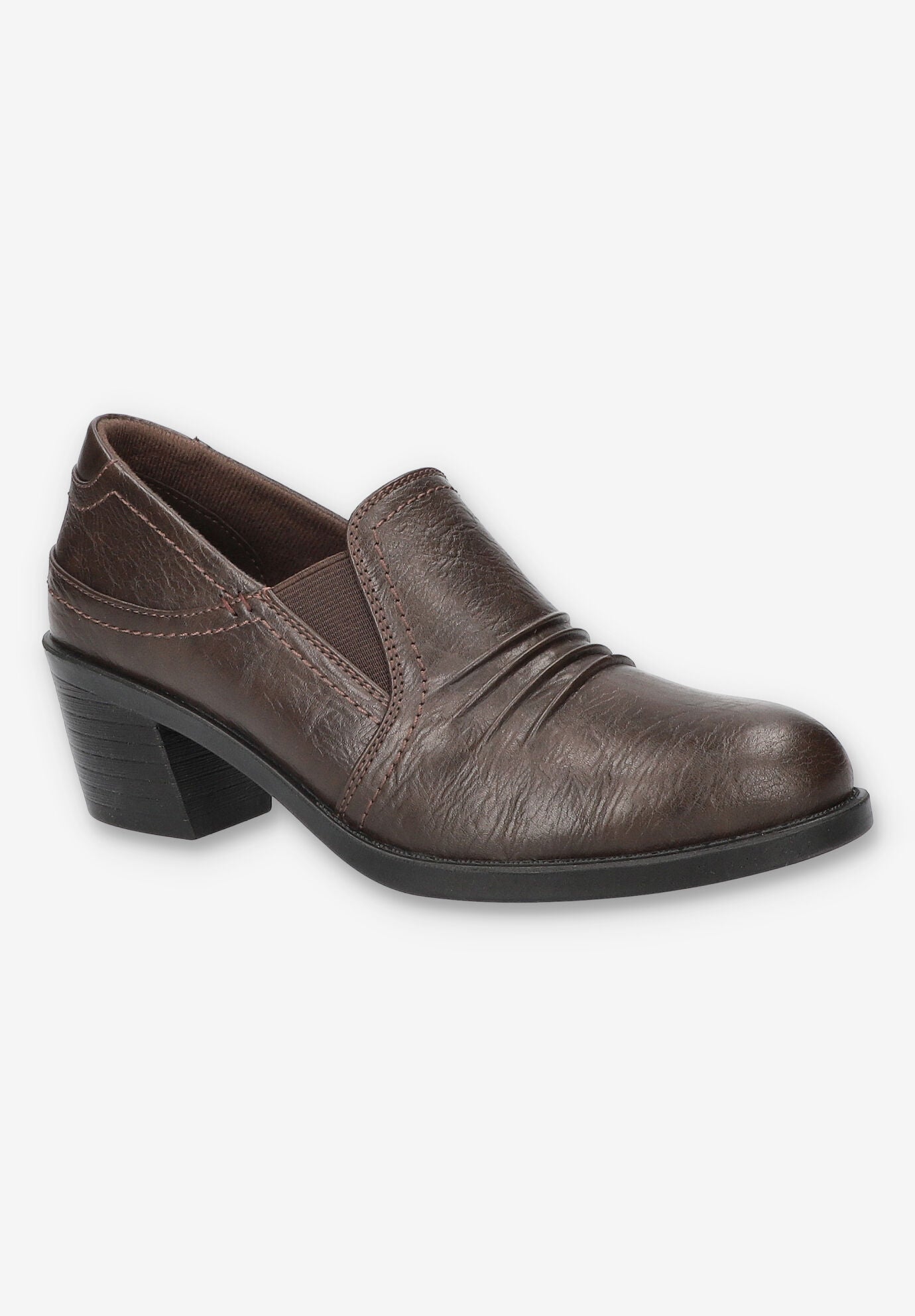 Wide Width Women's Joplin Comfort Shootie by Easy Street in Brown (Size 7 W)