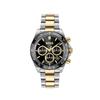 Chronograph BOSS "HERO 2.0", schwarz, silberfarben, Armbanduhren, Herren, Quarzuhr, Armbanduhr, Herrenuhr, Edelstahlarmband, analog, Tag