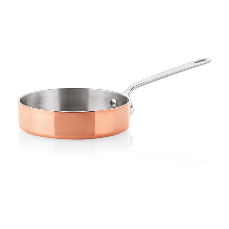2x Mini Servierpfanne MINI COPPER 3PLY, Ø 12 cm, 250 ml, Kupfer, Aluminium, Edelstahl Image