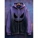 Per donna Felpe con cappuccio Grafico Teschio Zucca Punk Moda Retrò Manica Lunga Con Cappuccio Top Regolari Streetwear Abbigliamento Quotidiano Casuale Patchwork Cerniera Tasca Viola Autunno Inverno