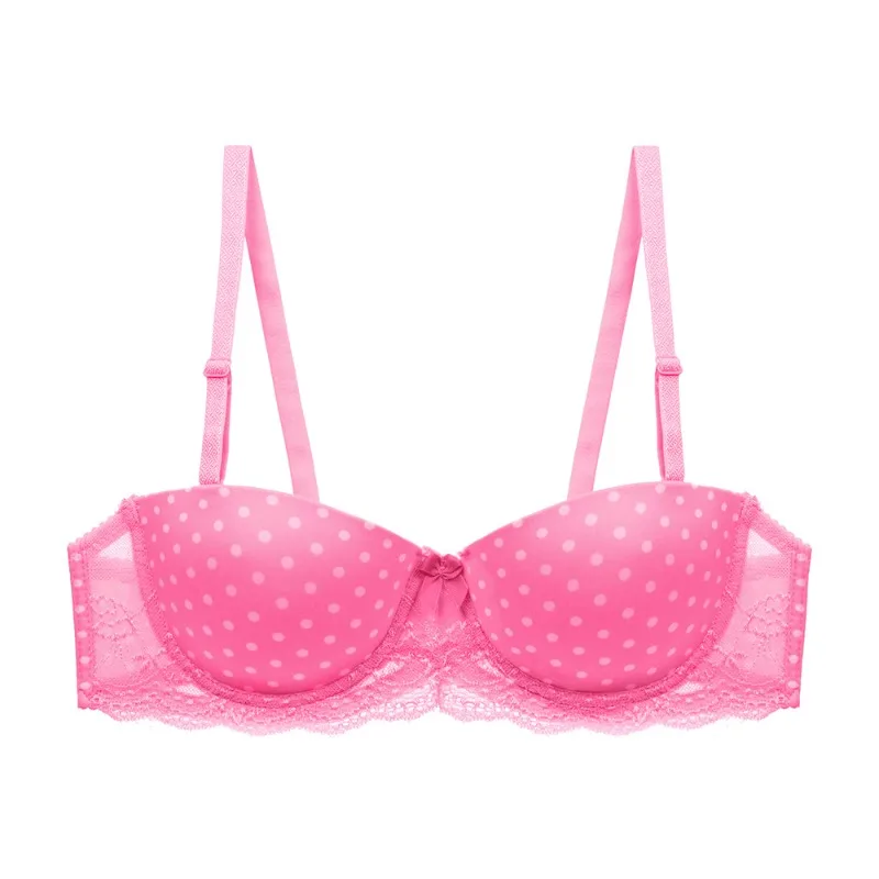 Soutien-gorge Push Up sans couture, sous-vêtements Sexy pour femmes, haut de grande taille, Lingerie Dot Ropa intérieur, Lingerie féminine Sexy