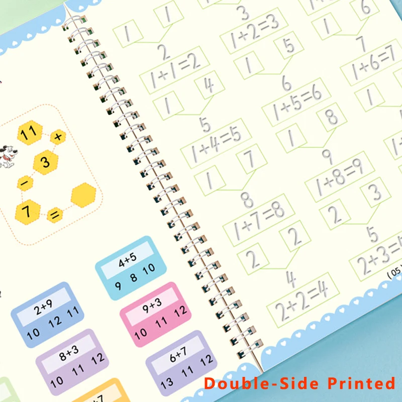 Magic Groove Übungsheft Stift Kinder Kalligraphie Wiederverwendbares Schreibbuch Kostenloses Englisch Spanisch Deutsch Französisch Russisch Arabisch Image