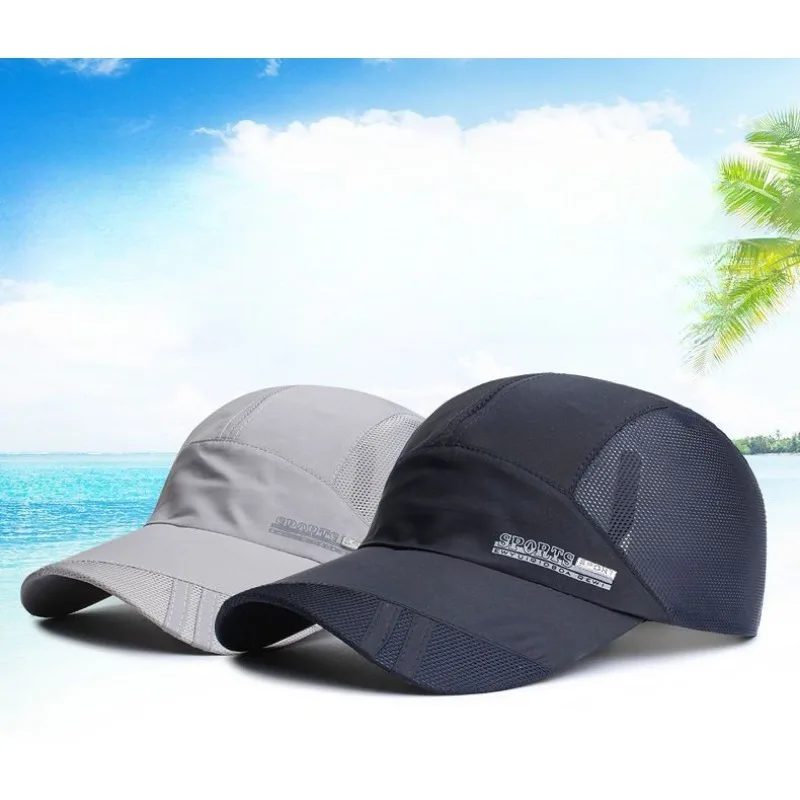 Sport Outdoor schnell trocknende Herren- und Damenhüte koreanische Version Baseballmütze Mesh Entenschnabel Hut Sport Sonnenhut schnell trocknende Sonne Image