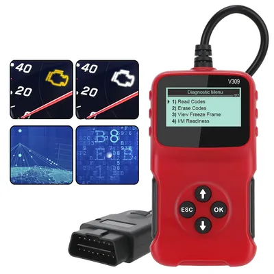 V309 obd2 code leser obd 2 scanner obdii auto zubehör digital display auto diagnose tool elm 327