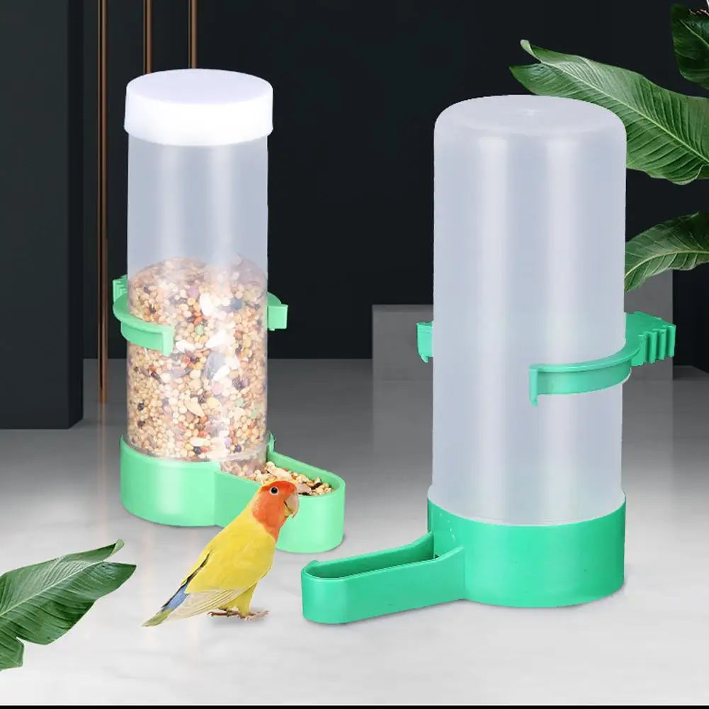 1PCS Vogel Feeder Kunststoff Lebensmittel Wasser Fütterung Automatische Trinker Papagei Haustier Papagei Trinkbecher Schalen Pet Vogel Liefert Spender Image