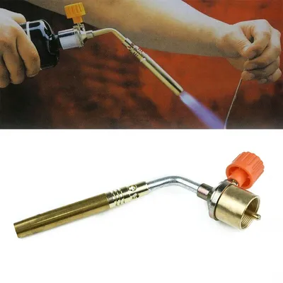 Gas No Self Ignition Plumbing Turbo Torch Propane Soldering Brazing Welding 1pc Brass Zinc Alloy Brazing Gas Plumbing Propane To