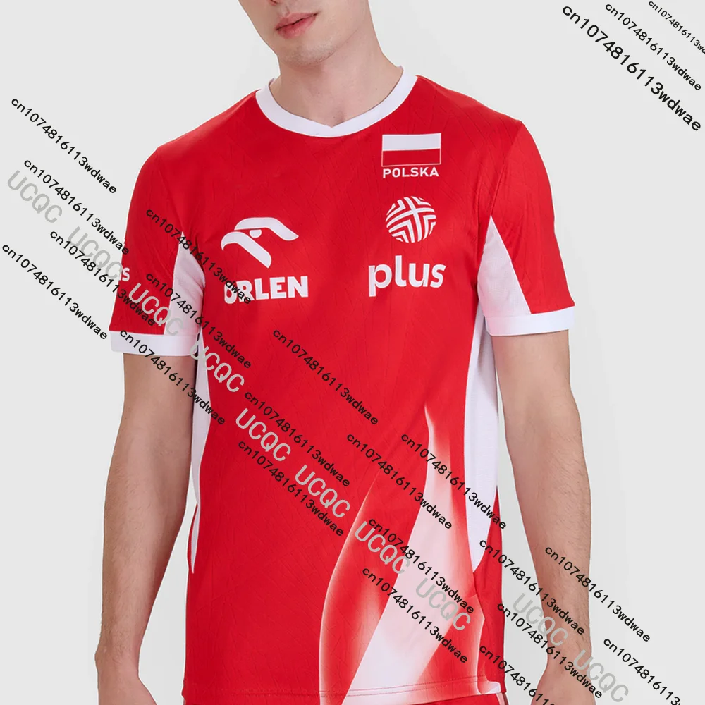 25/26 New Arrival Polish Volleyball Casual T-shirt Mens Kids Tees Quick Dry Poland Volleyball Train Match Special Sports Jersey