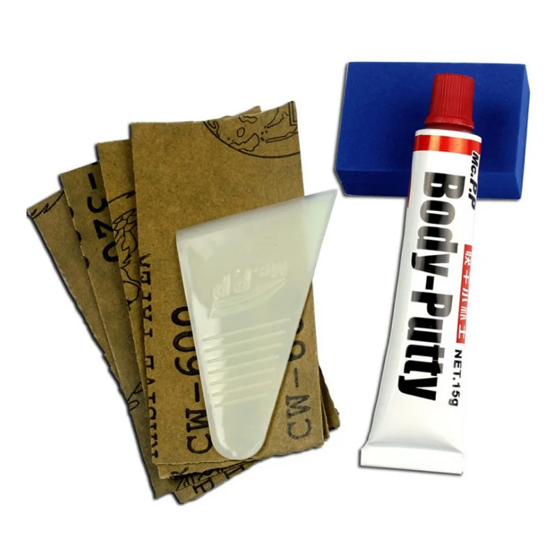 1set Painting Pen Car Body Putty Scratch Filler Assistant Smooth Repair Tool Set Kit Auto Beauty Primer Scratch Repair Tools