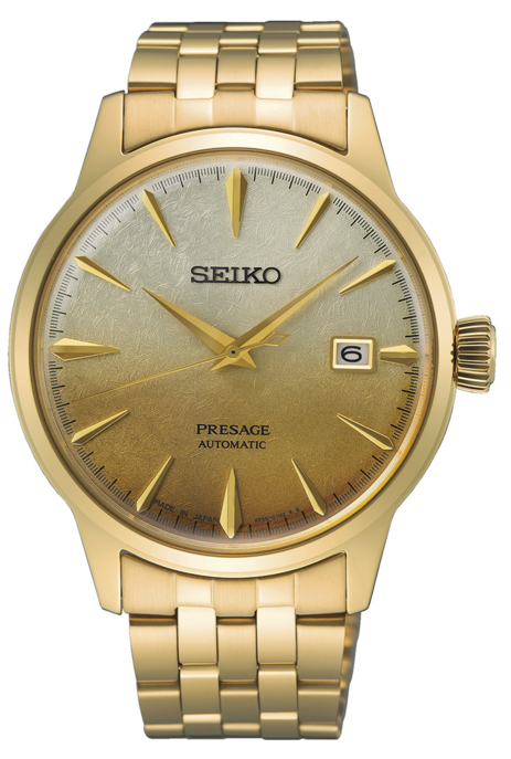 Seiko Uhr "SRPK46 Presage Cocktail Time" Gr. ONESIZE in gold | Gehäuse: Edelstahl