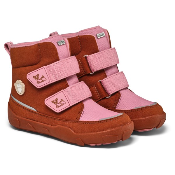 Affenzahn - Kid's Mid Boot Chamude Comfy - Winterschuhe 30 | EU 30 rot/rosa