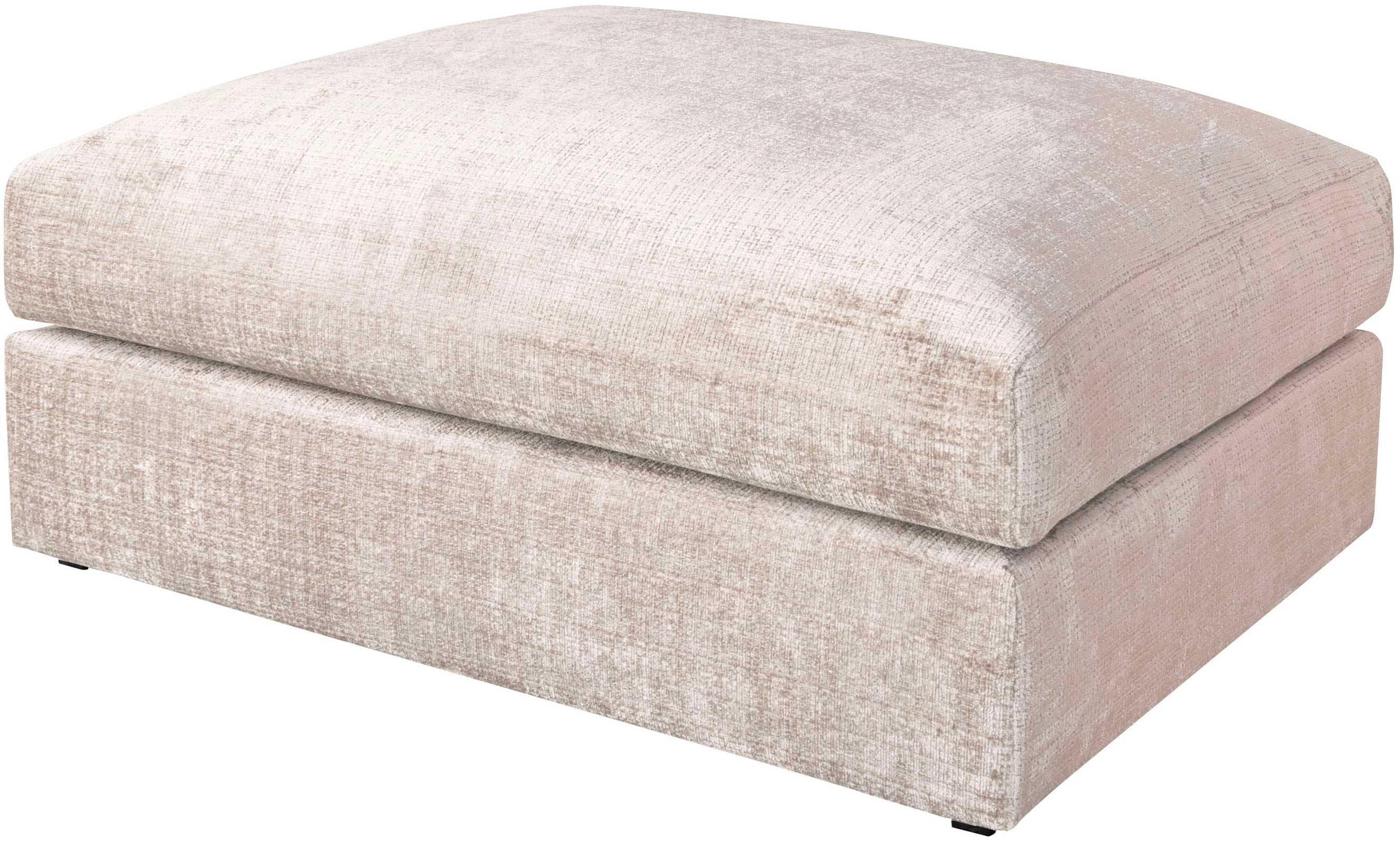 Polsterhocker HOME AFFAIRE "Soft&Cosy XXL, B: 125 cm - OTTO. Verlässliche Qualität.", beige, B:125cm H:52cm T:101cm, 100% Polyester, Hocker, Polsterhocker, Mega-Hocker, in Cord oder Chenille-Struktur wählbar