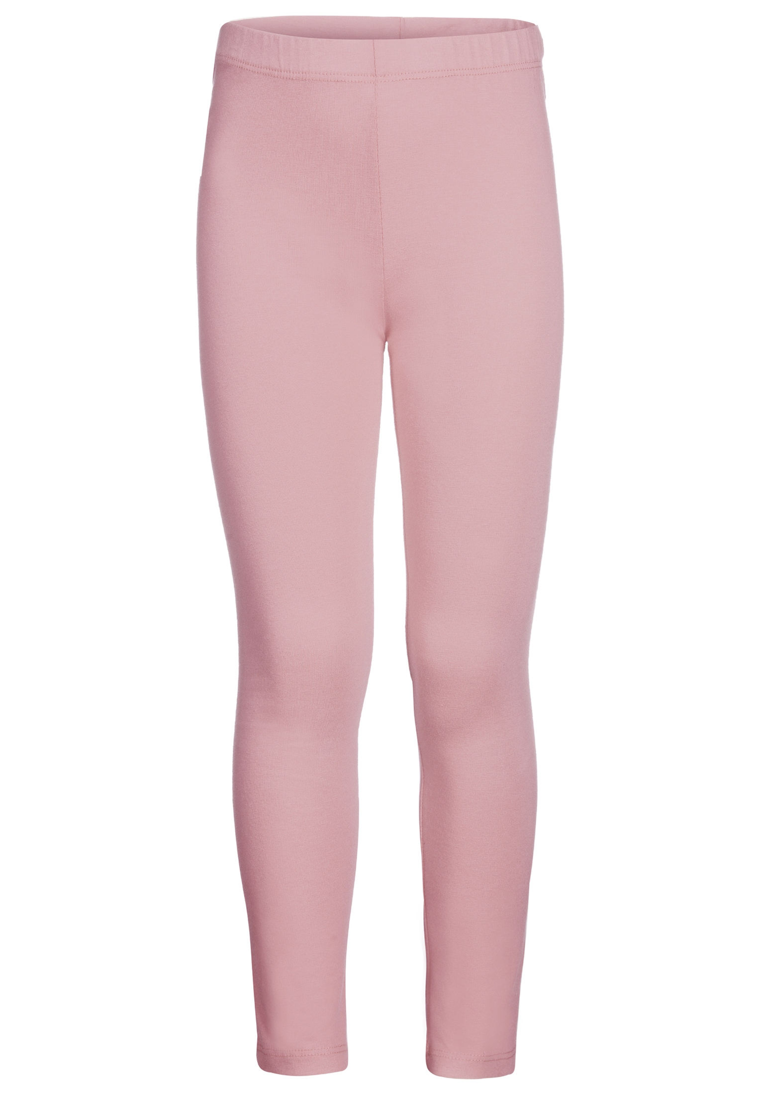 Sommerkleid HAPPY GIRLS "leggings", Mädchen, Gr. 128, EURO-Größen, rosa (dusty rose), Stoff, 100% Polyester, normal, Kleider Image