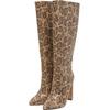 Stiefel BUFFALO "Buffalo JULY BOOT HI - VEGAN NAPPA", Damen, Gr. 37, cream, beige snake, Kunstfaser, Schuhe