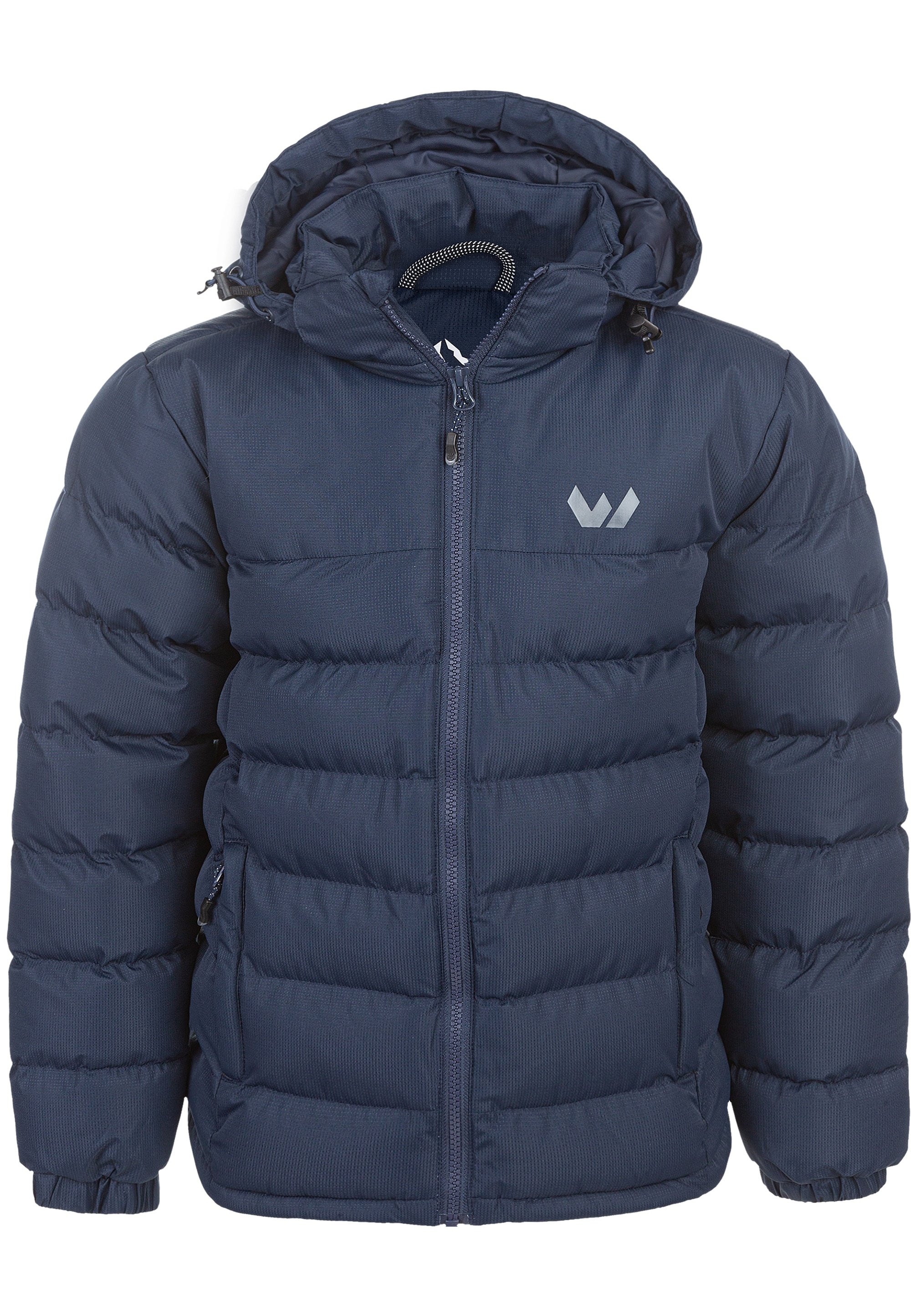 Outdoorjacke WHISTLER "Carseno Jr.", Kinder, Gr. 128, blau (dunkelblau), 100% Polyester, unifarben, normal, ohne Ausschnitt, Jacken, mit wasserabweisender Eigenschaft Image