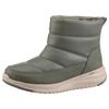 Winterboots SKECHERS "ON-THE-GO STELLAR", Damen, Gr. 42, grün (olivgrün), Lederimitat, casual, Schuhe, Snowboots mit gestepptem Schaft
