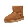 Stiefelette MUSTANG SHOES "Mustang Shoes Stiefelette Veloursleder", Damen, Gr. 36, braun (cognac), Veloursleder, casual, Schuhe