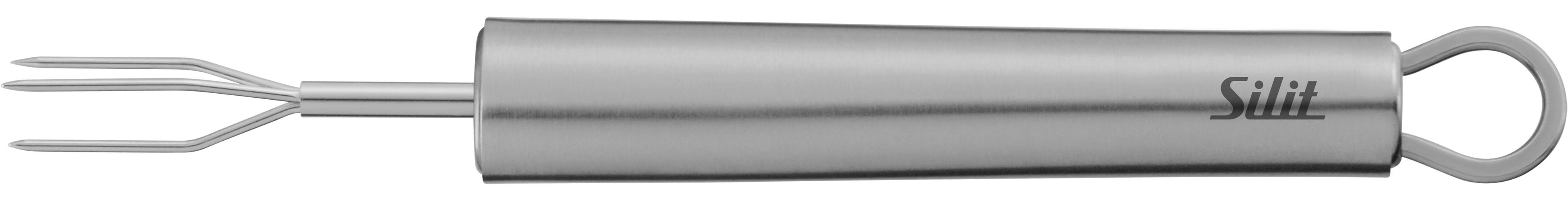 Pellkartoffelgabel SILIT "Classic Line", edelstahl, B:1,8cm H:1,6cm L:17cm, Edelstahl 18/10, Küchenzangen, hochwertiger Edelstahl, ergonomisch, Aufhängeöse, spülmaschinenfest Image