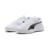 Hallenschuh PUMA "SOLARFLASH III JR", Gr. 34, schwarz-weiß (puma weiß, puma schwarz), Textil, sportlich, Schuhe