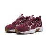 Sneaker PUMA "Milenio Tech Sneakers Erwachsene", Gr. 43, team regal rot silber ruby shimmer metallic, Obermaterial: Textil, Kuhleder, Synthetik; Futter: Textil; Innensohle: Textil; Laufsohle: Gummi, Schuhe
