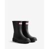 Gummistiefel HUNTER "UNISEX DOWNPOUR SHORT BOOT", Gr. 43, schwarz, Synthetik, sportlich, Schuhe, wasserdicht