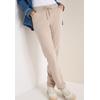 Stoffhose CECIL "Style Tracey", Damen, Gr. M (40), Länge 30, light sandalwood beige, Web, Obermaterial: 82% Polyester, 18% Elasthan. Futter: 100% Polyester, unifarben, casual, bequem lang, Hosen, mit Gallonstreifen und elastischem Bund mit Tunnelzug