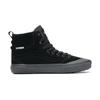 Sneaker VANS "ASHWOOD HI DECON", Gr. 47, schwarz (schwarz, schwarz), Leder, Textil, Synthetik, sportlich, Schuhe