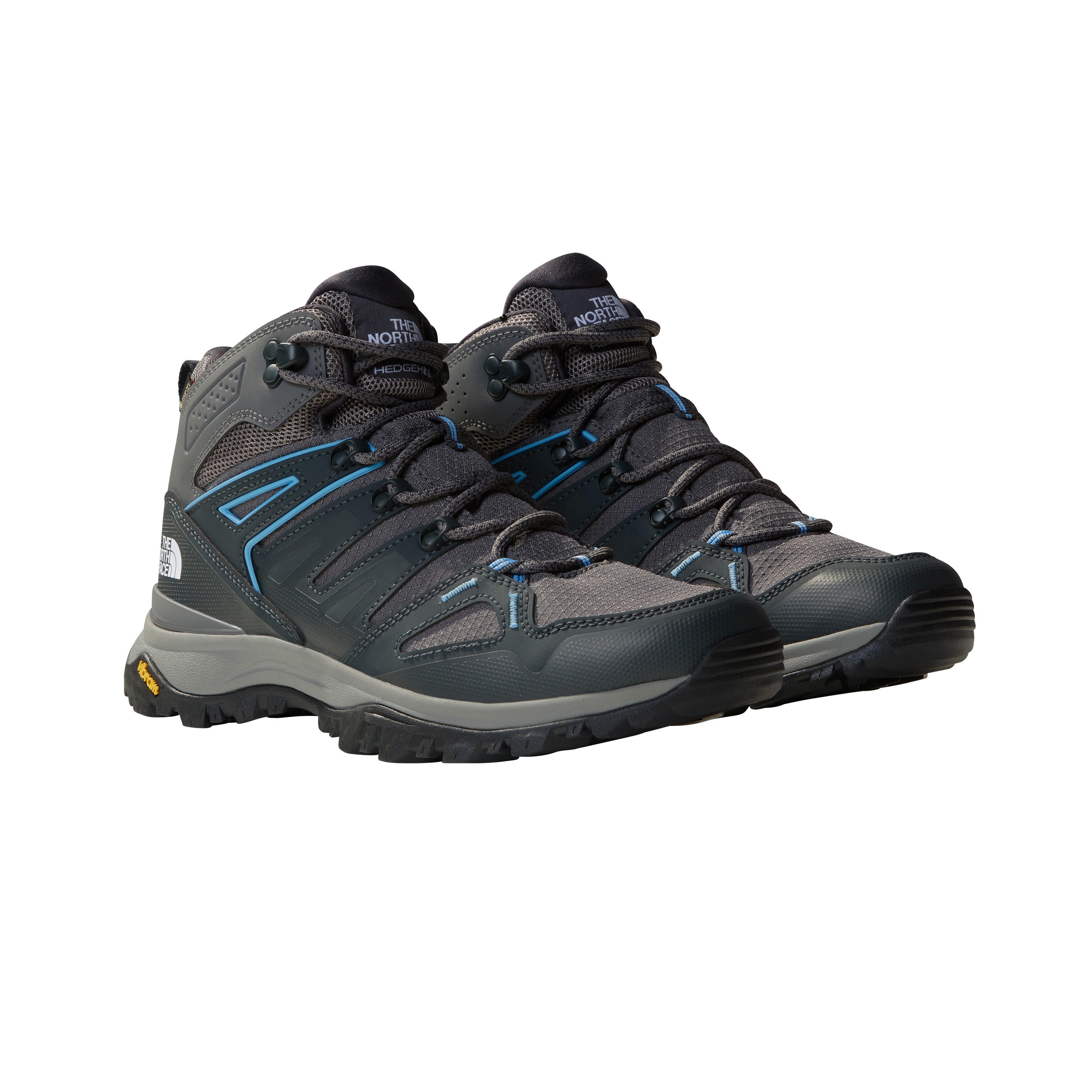 Wanderschuh THE NORTH FACE "W HEDGEHOG MID GORE-TEX", Gr. 37,5, smoked pearl, asphalt gr, Textil, Sportlich, Schuhe, wasserdicht