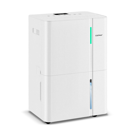 Costway 74/96 Pints Dehumidifier for Home 4500/5500 Sq. Ft Dehumidifier with 3 Modes-74 Pints