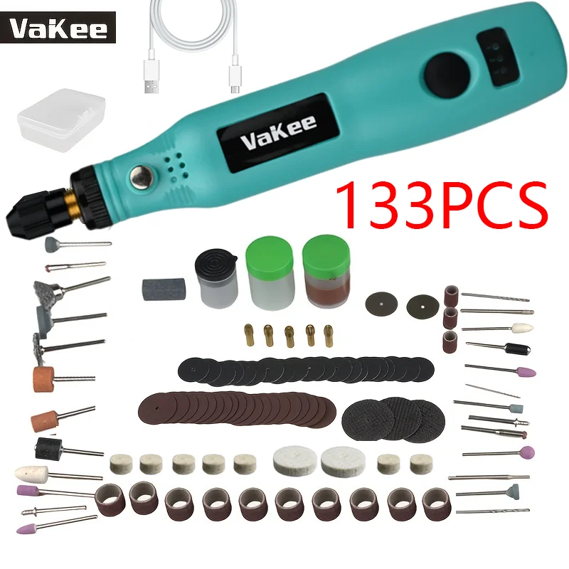 Mini perceuse électrique sans fil USB, outil rotatif portatif, stylo de gravure, outils Dremel pour le travail du bois pour bijoux, métal et verre