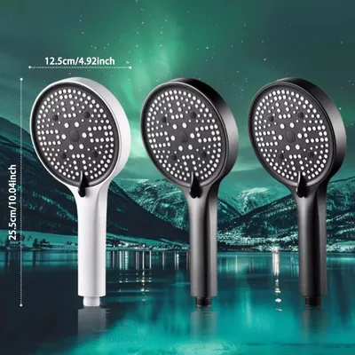 High Pressure Shower Head Adjustable 6 Modes Single Showerhead Water Saving Rain Shower Head with Filter Bathroom Accessories