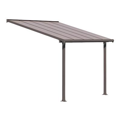 Palram-Canopia Olympia 10' X 10' Patio Cover (Grey / Bronze)
