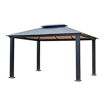 Paragon Outdoor 11'8" x 13'9" Santa Monica Aluminum Gazebo