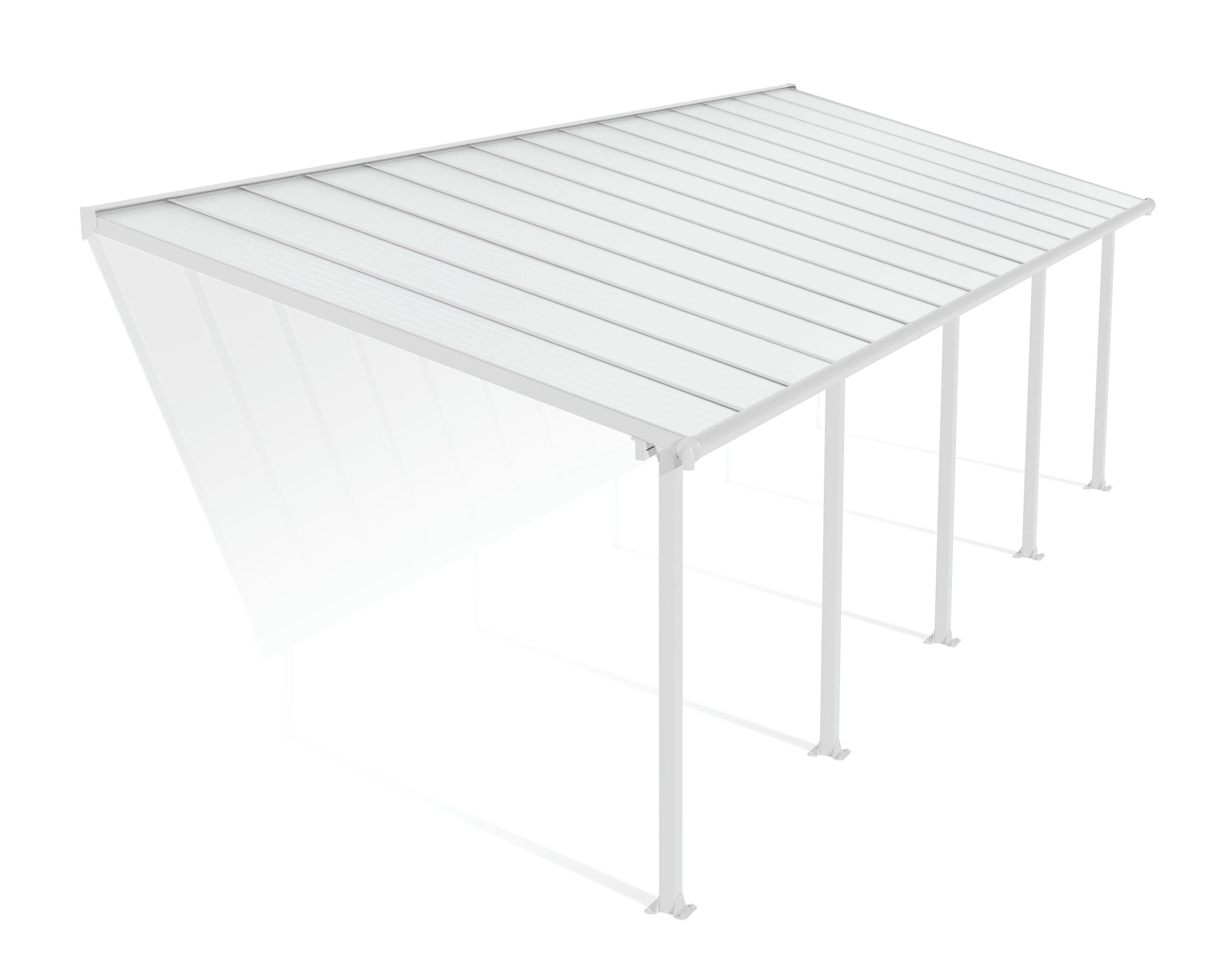 Palram-Canopia Olympia 10 X 28 Patio Cover (White)