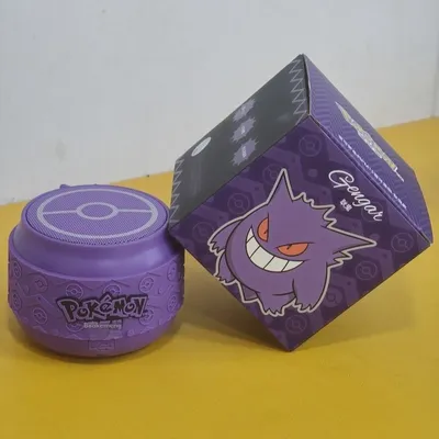 Pokemon PM13 Ninetales Gengar Mini-Bluetooth-Lautsprecher, kabellos, tragbar, Subwoofer, hohe Klangqualität, Animation, Desktop-Peripheriegerät
