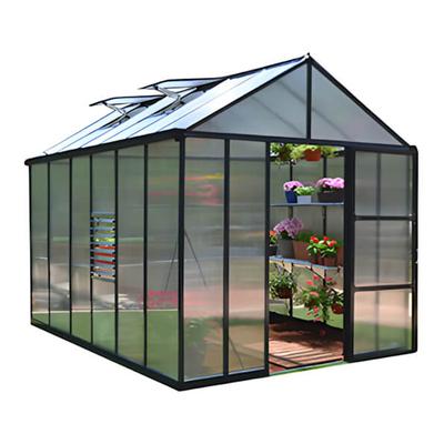 Palram-Canopia Glory 8' x 12' Greenhouse Kit (Grey)