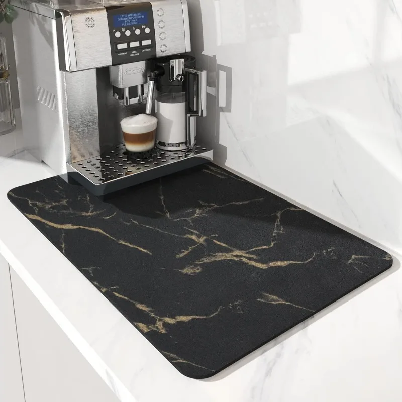 Schnell trocknende Kieselgurmatten, geeignet für Küche, Geschirrspülen, Waschmaschine, wasserabsorbierende Entwässerung, Kaffeemaschine, Matte usw