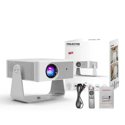 New Arrival Android 13 Portable Smart Projector Y8S Home Theater with Auto Focus 2.4G 5G Wifi LCD Lamp and Stand