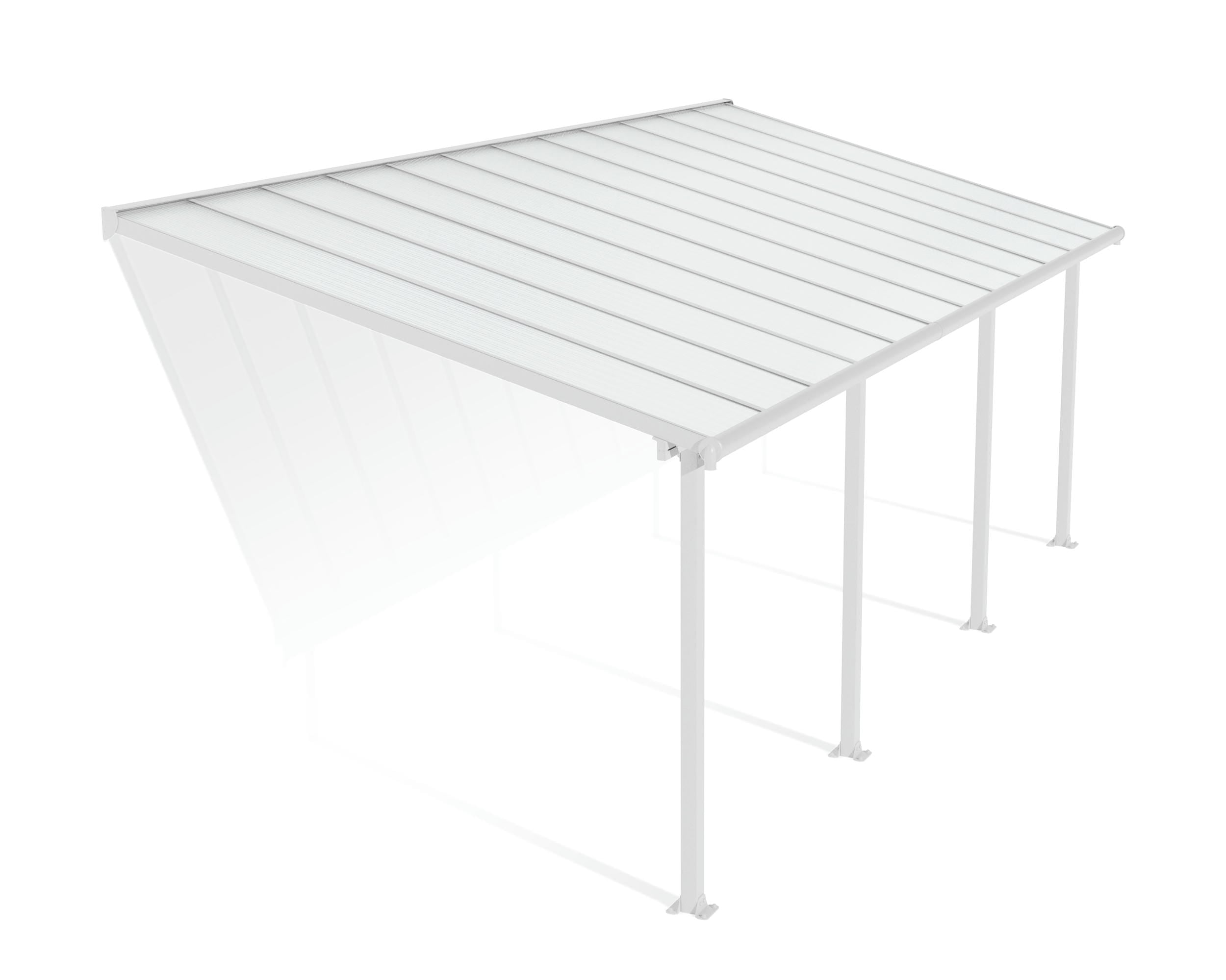 Palram-Canopia Olympia 10 X 24 Patio Cover (White)