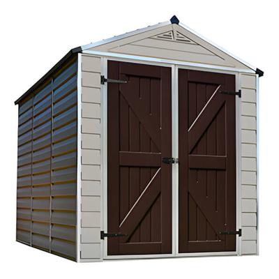 Palram-Canopia SkyLight 6' x 8' Storage Shed (Tan)