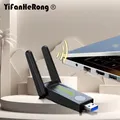 Dongle WiFi Driver gratuito Adattatore WiFi USB 3.0 Adattatore di rete wireless 1300Mbps Dual Band 2.4GHz 5GHz per Windows
