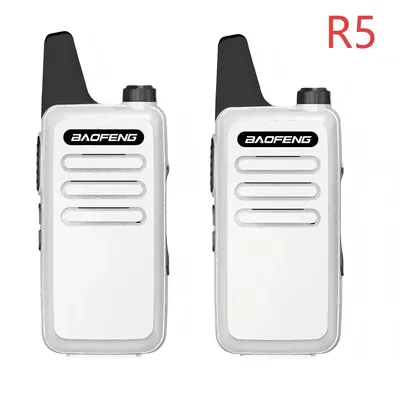 Baofeng R5 FRS Mini 2PCS Walkie Talkie Long Range Portable Radio USB Charger VOX Two Way Radio Communication For Outdoor Camping