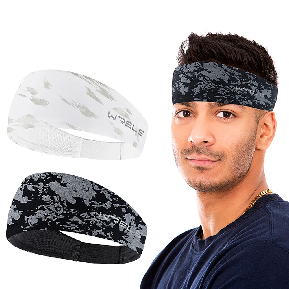 1pc Lauf Schweiß Absorbieren Sport Haar Band Yoga Atmungsaktive Antitranspirant Band männer und frauen Basketball Haar Band Image