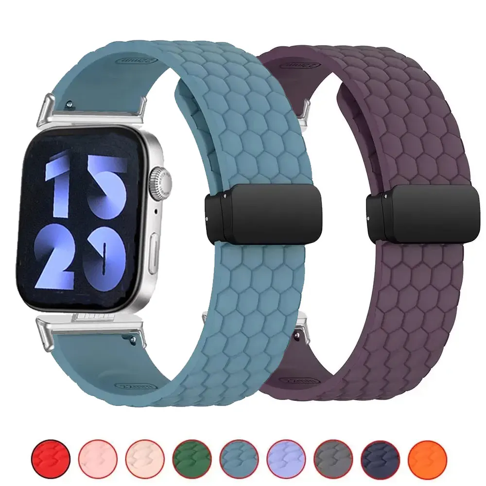 Magnetische Quick Fit Strap Für Huawei Uhr Fit 4 Pro Silikon Armband Armband Für Huawei Uhr Fit 4 Fit 3 Sport band Correa Image