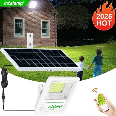 3000LM Solar Flutlicht Outdoor Solar Lampe Sonnenlicht Motion Sensor Licht Fernbedienung Wasserdicht Garten Straße Wand Hof Lampe