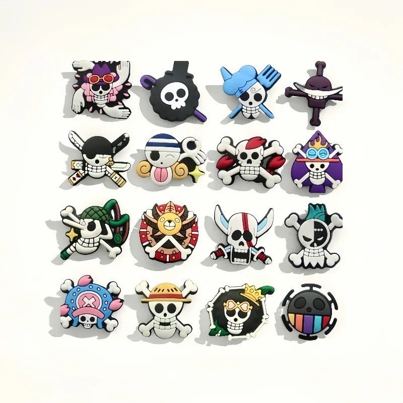 In stock, One Piece series hole shoes, flower shoes, buckle shoes, accessories, shoe stickers, garden shoes, decorative shoes, a