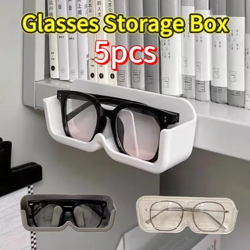Gläser Aufbewahrungsbox Wandbehang ohne Stanzen Dekoration Setzen Sie kurzsichtige Sonne Wanddisplay Senior Sense Sonnenbrillenständer Image