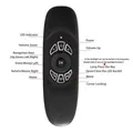 C120 Air Mouse 2.4G RF Telecomando Tastiera wireless a luce colorata per PC Android Smart TV Box Proiettore