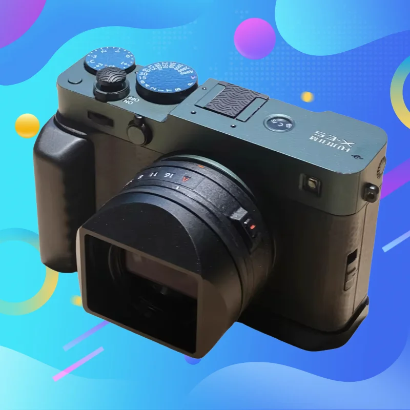 Quadratischer Gegenlichtblende aus Metall für Fujifilm XF 23 mm F2.8 R WR – XE5 Kamerazubehör Image