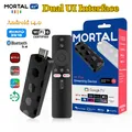 Android 14 Mortal TV Stick Rockchip RK3518 Chromecast Assistente vocale 4K HDR 10 Wifi6 2GB16GB USB 3.0 R3+ Smart TV Box portatile